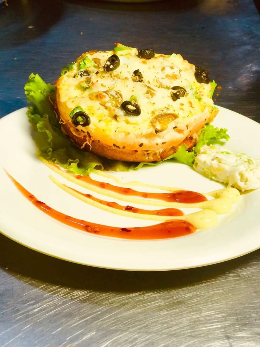 Grilled club sandwich